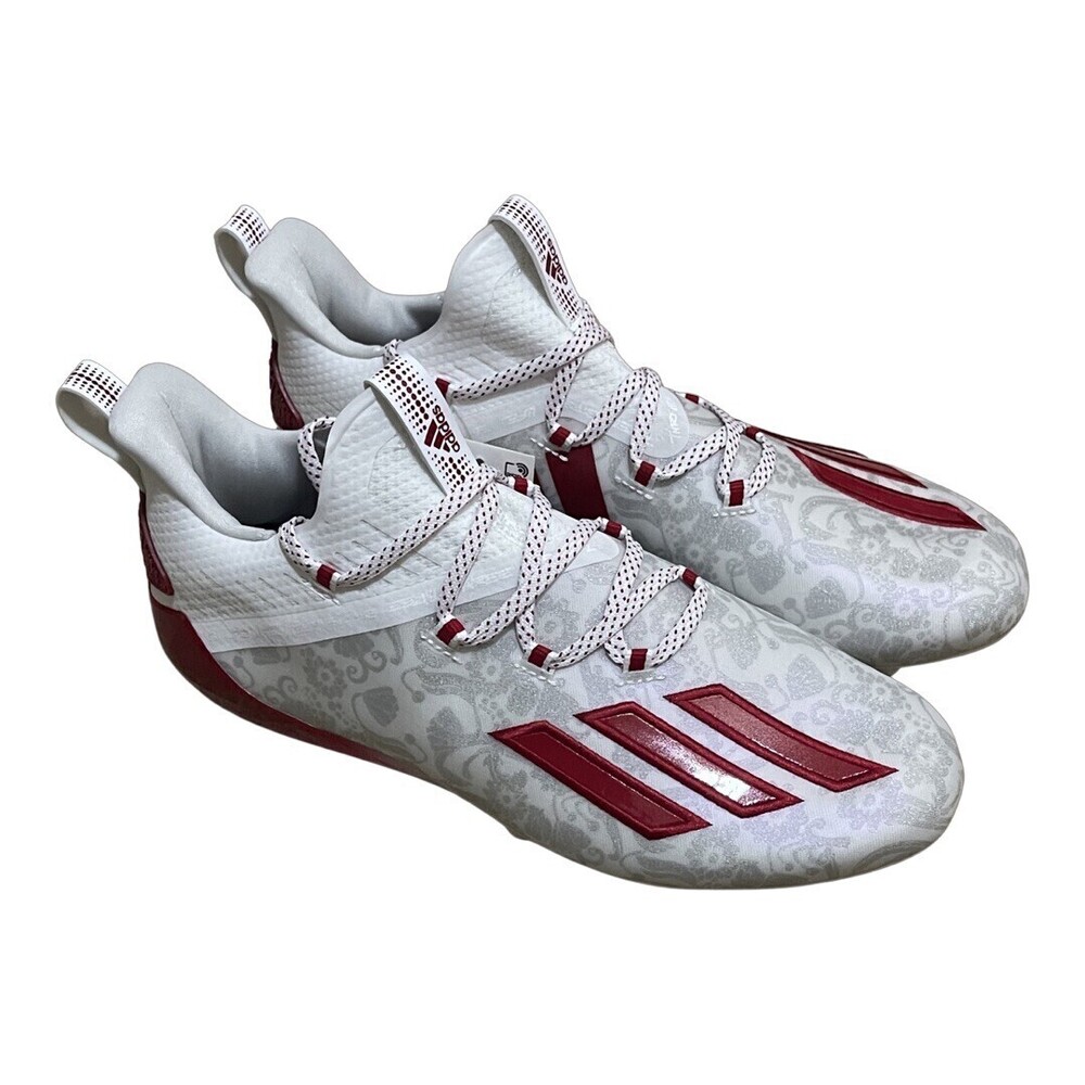 Adidas Adizero Reign Young King Football Cleats FU6708 Floral RED Mens Size 8.5